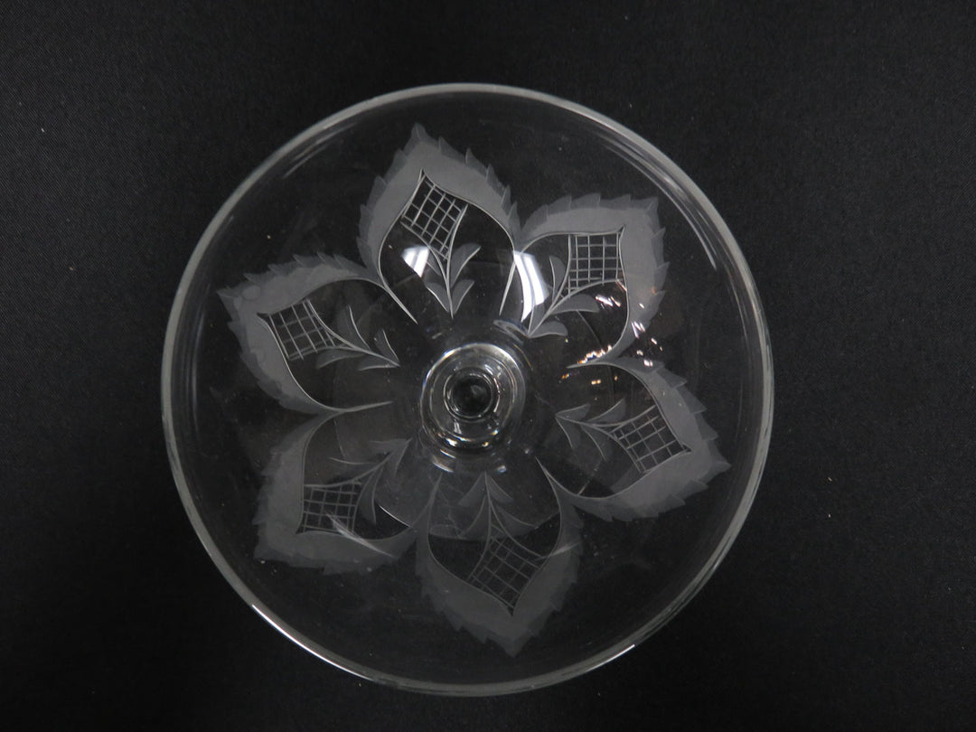 Vintage Saucer Champagne Glasses