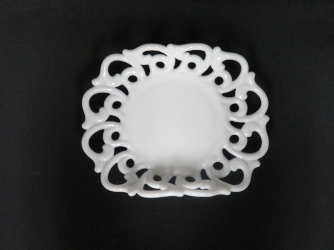 Fostoria Milk Glass Dish