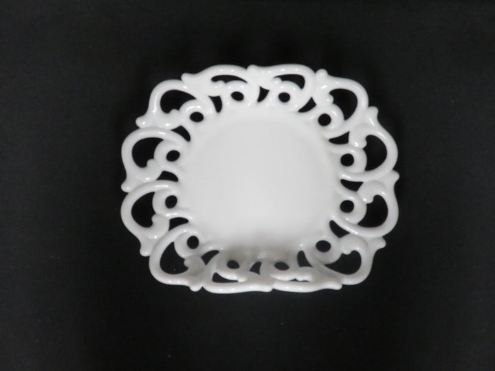 Fostoria Milk Glass Dish
