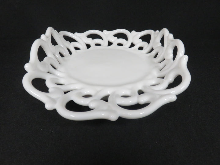 Fostoria Milk Glass Dish