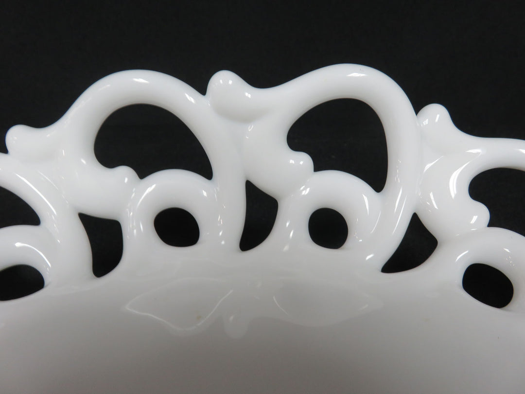 Fostoria Milk Glass Dish