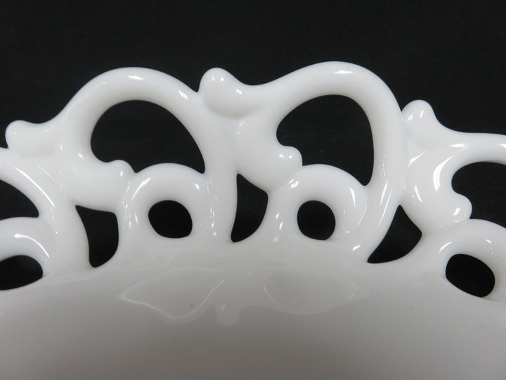 Fostoria Milk Glass Dish
