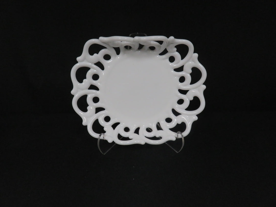 Fostoria Milk Glass Dish