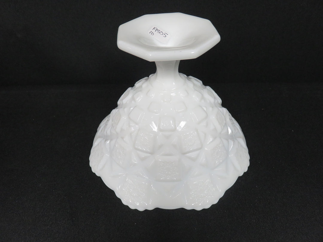 Fenton "Old Quilt" Pedestal Bowl