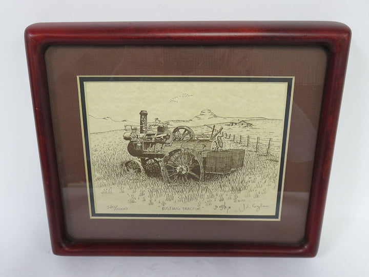 Rusting Tractor Print