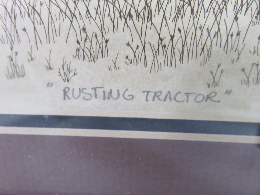Rusting Tractor Print