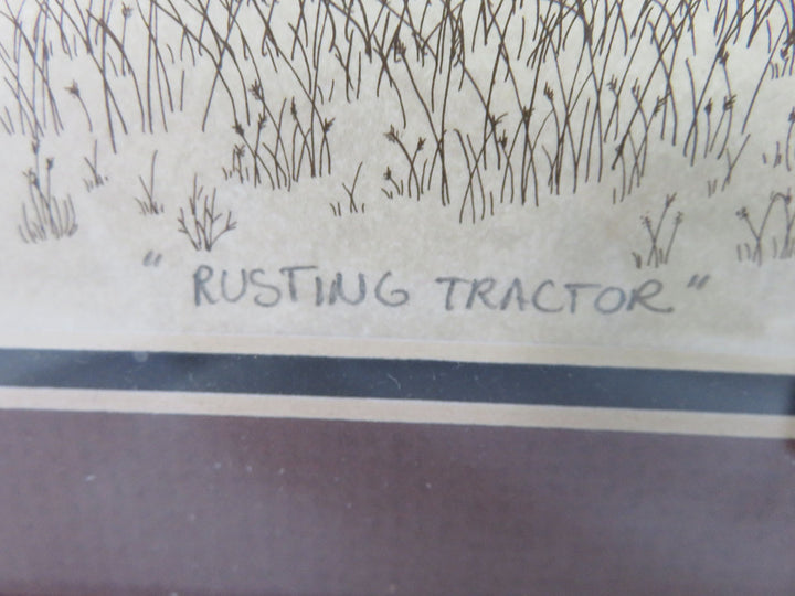 Rusting Tractor Print