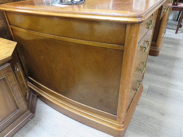 Vintage Oak Executive Desk