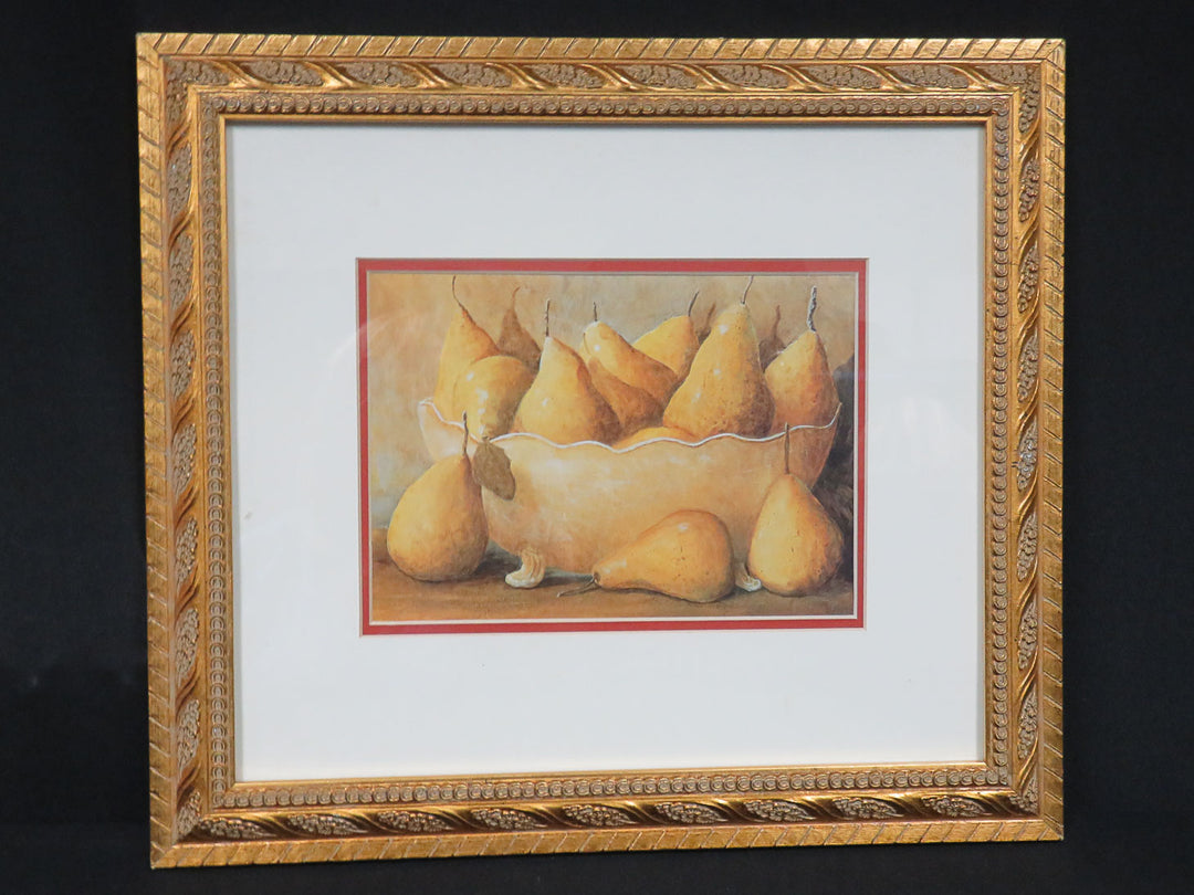 Bowl of Pears Print