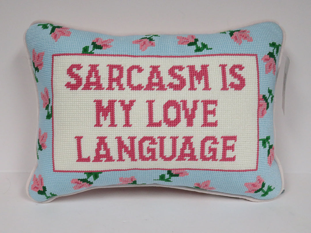 Whimsical Needlepoint Pillow