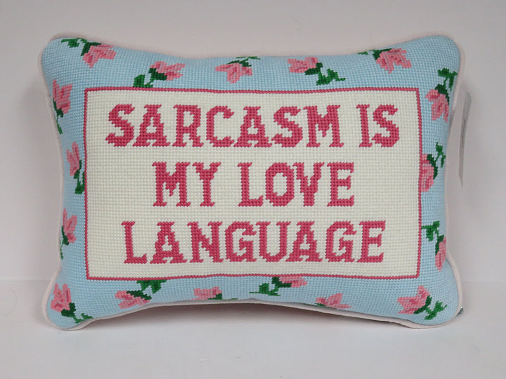 Whimsical Needlepoint Pillow