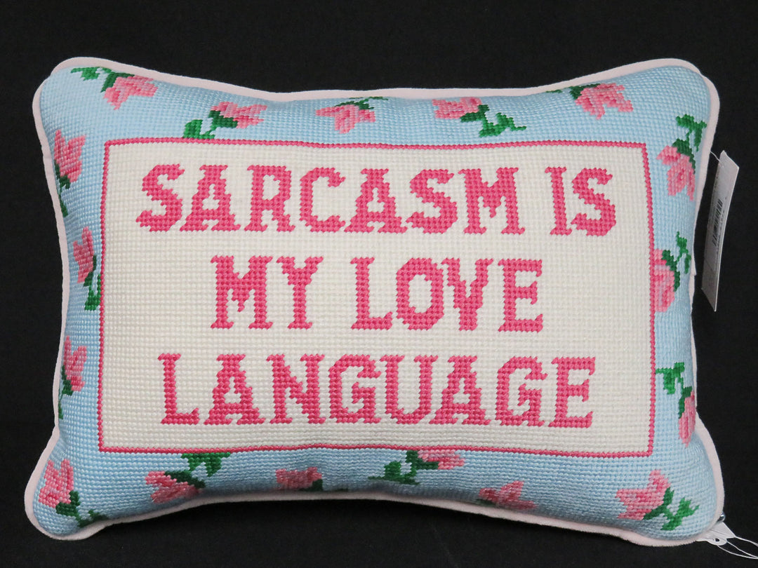 Whimsical Needlepoint Pillow
