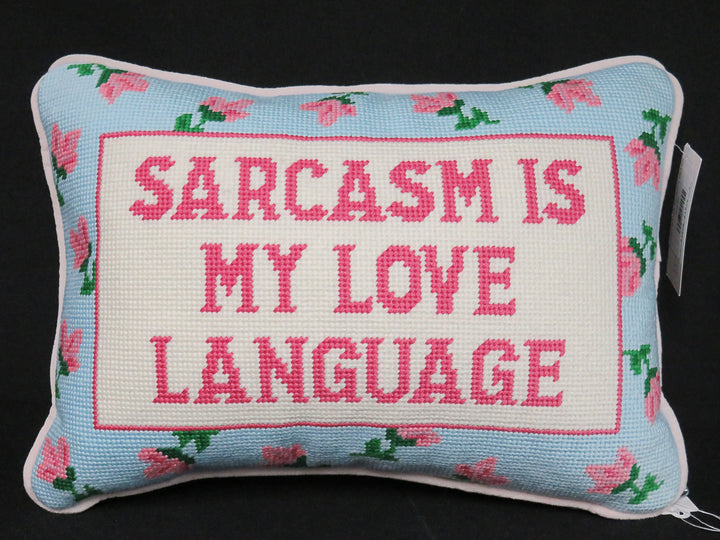 Whimsical Needlepoint Pillow