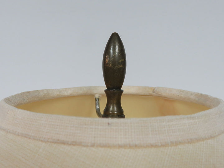 Brass Bamboo Motif Table Lamp