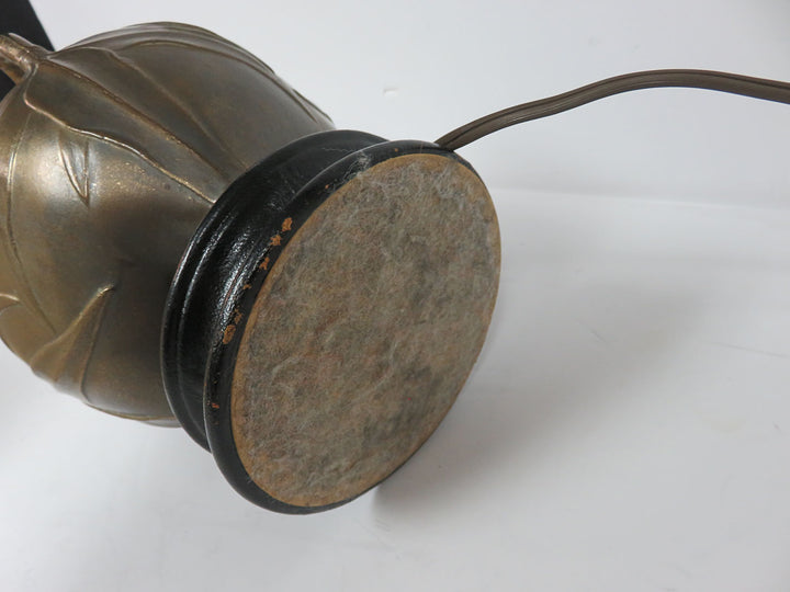 Brass Bamboo Motif Table Lamp