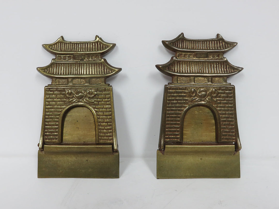 Pagoda Shaped Bookends