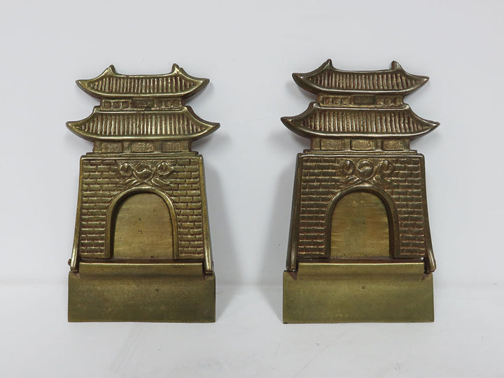 Pagoda Shaped Bookends