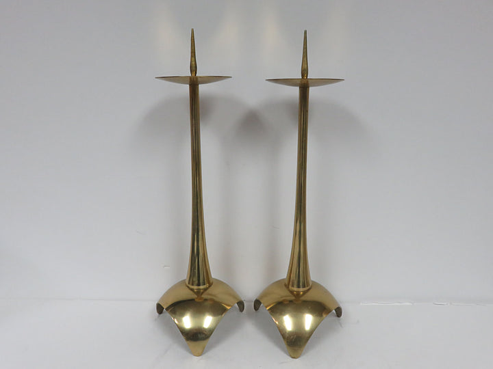 Vintage MCM Modernist Candlesticks