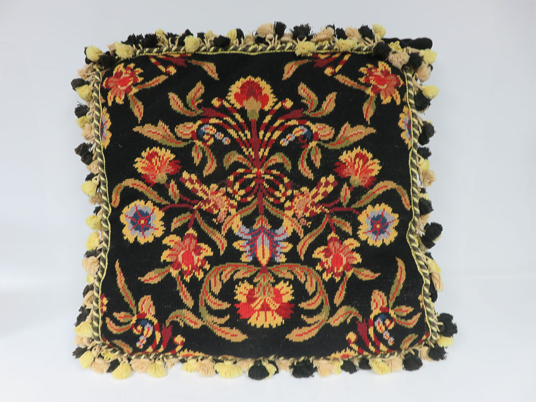 Needlepoint Throw Pillow