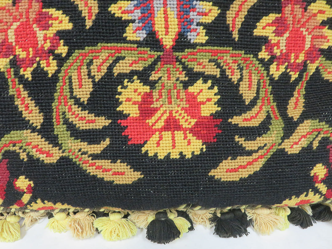 Needlepoint Throw Pillow