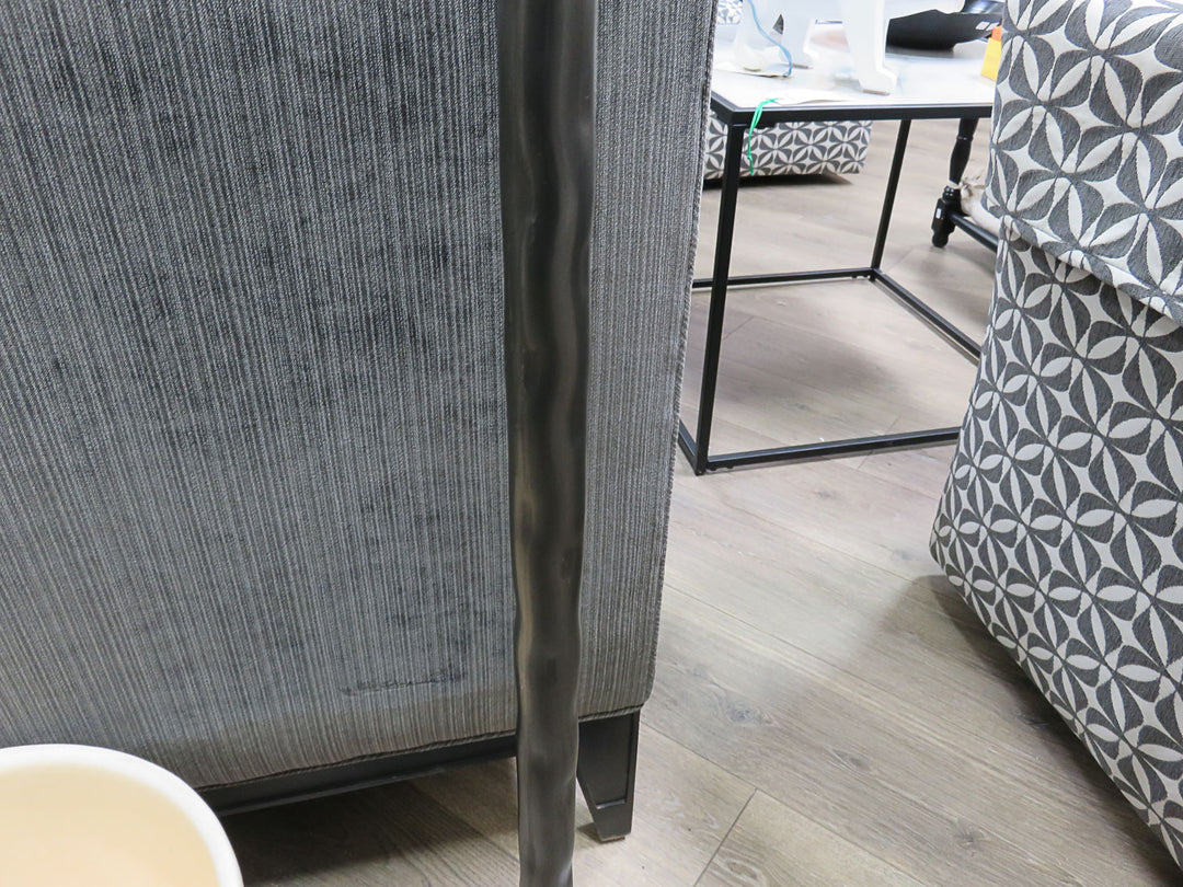 Pewter Metal Freestanding Coat Rack