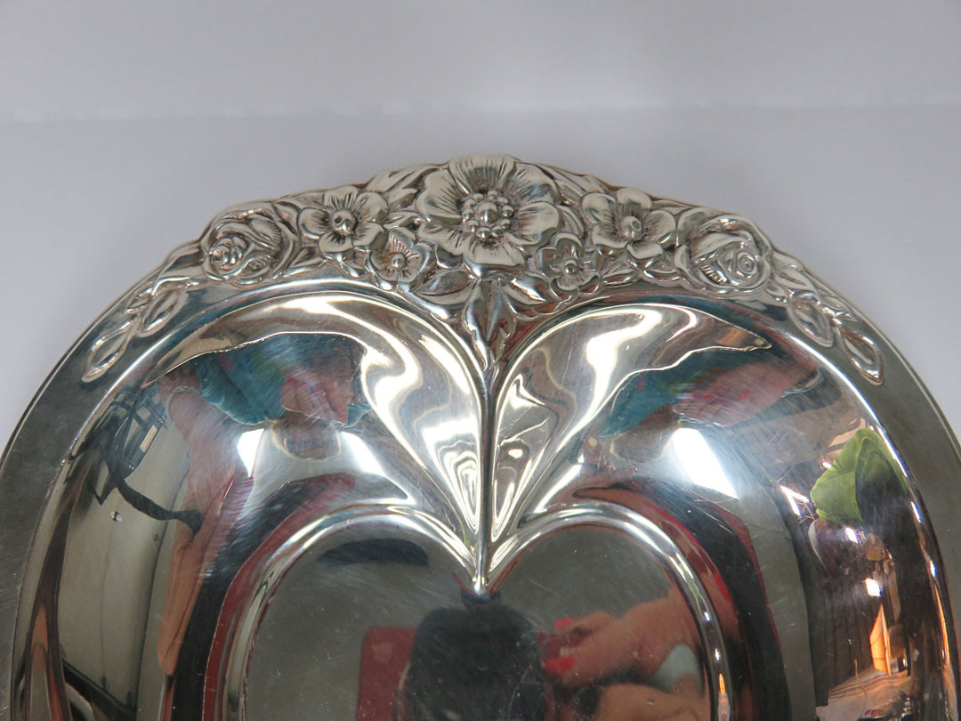 International Silver Co.Heart Dish & Spoon