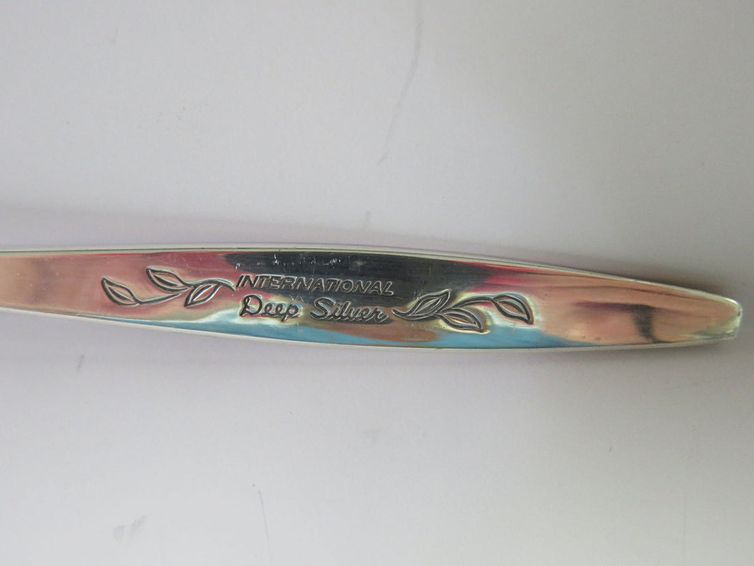 International Silver Co.Heart Dish & Spoon