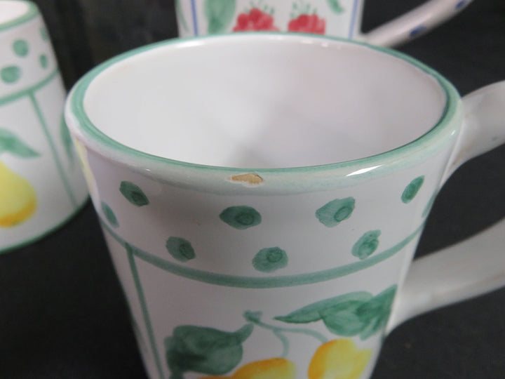 Italian Pottery Mugs
