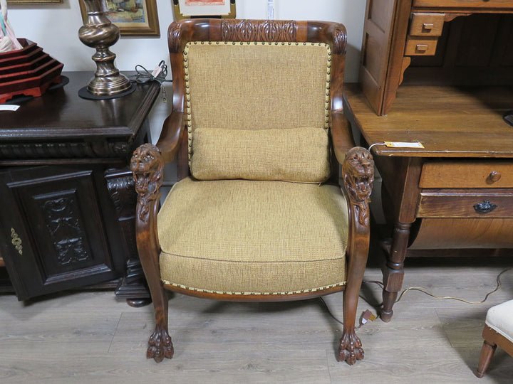 Antique French Empire Style Arm Chair