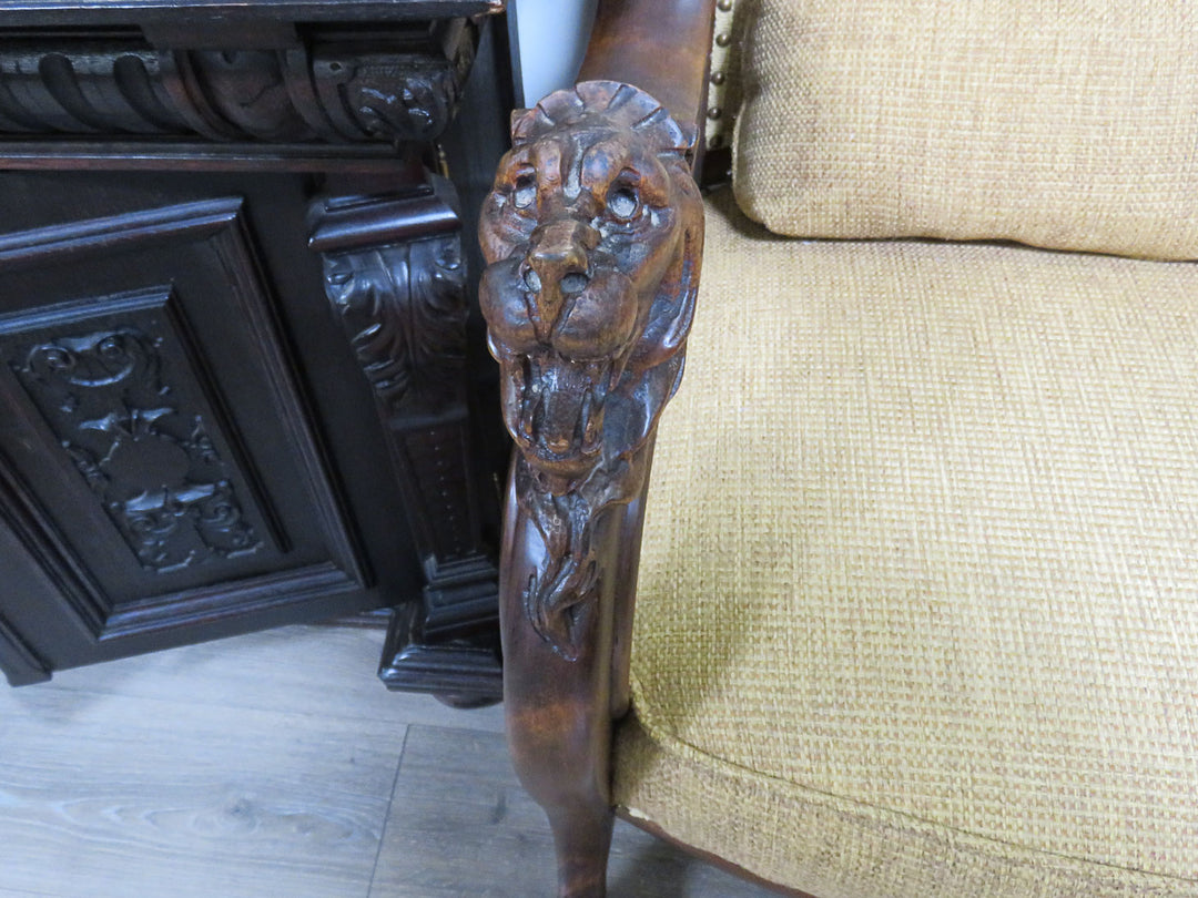 Antique French Empire Style Arm Chair