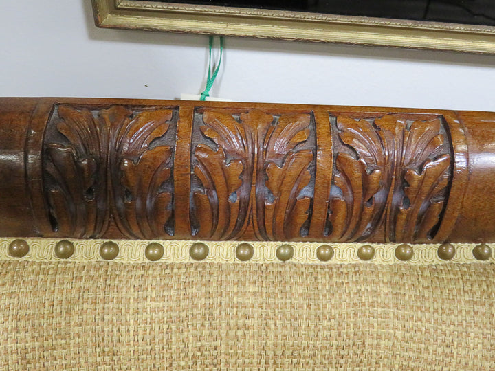 Antique Mahogany Slipper Chair
