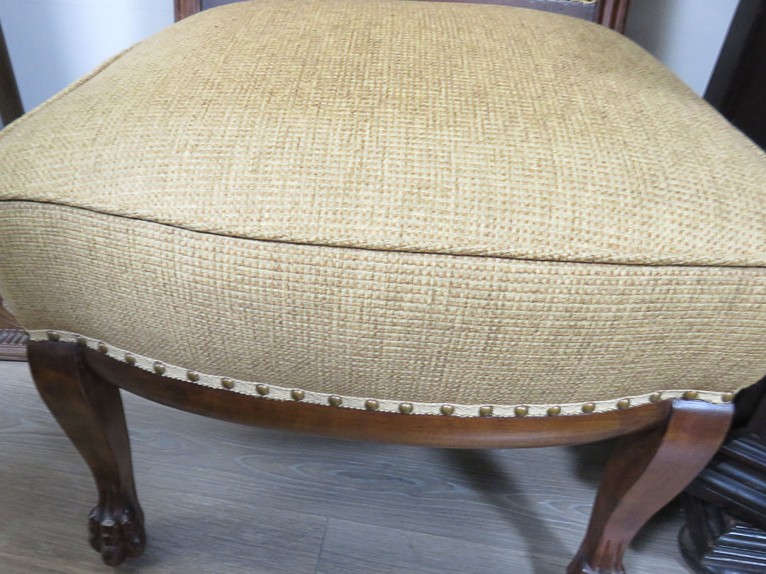 Antique Mahogany Slipper Chair
