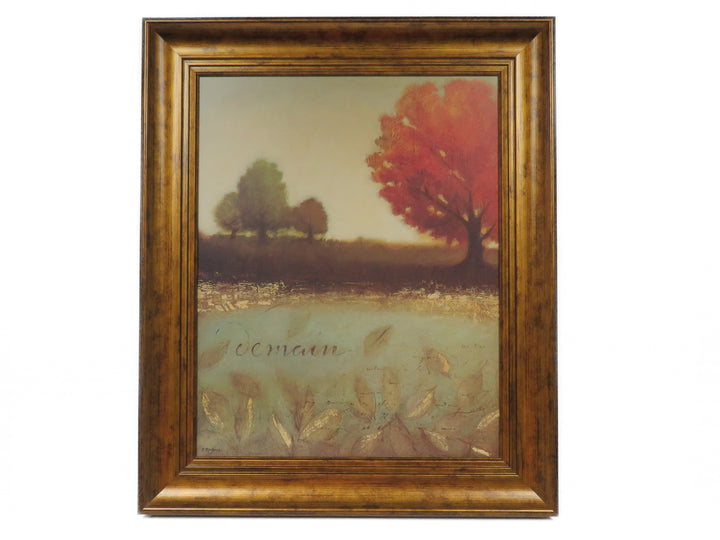 Floral Landscape Print