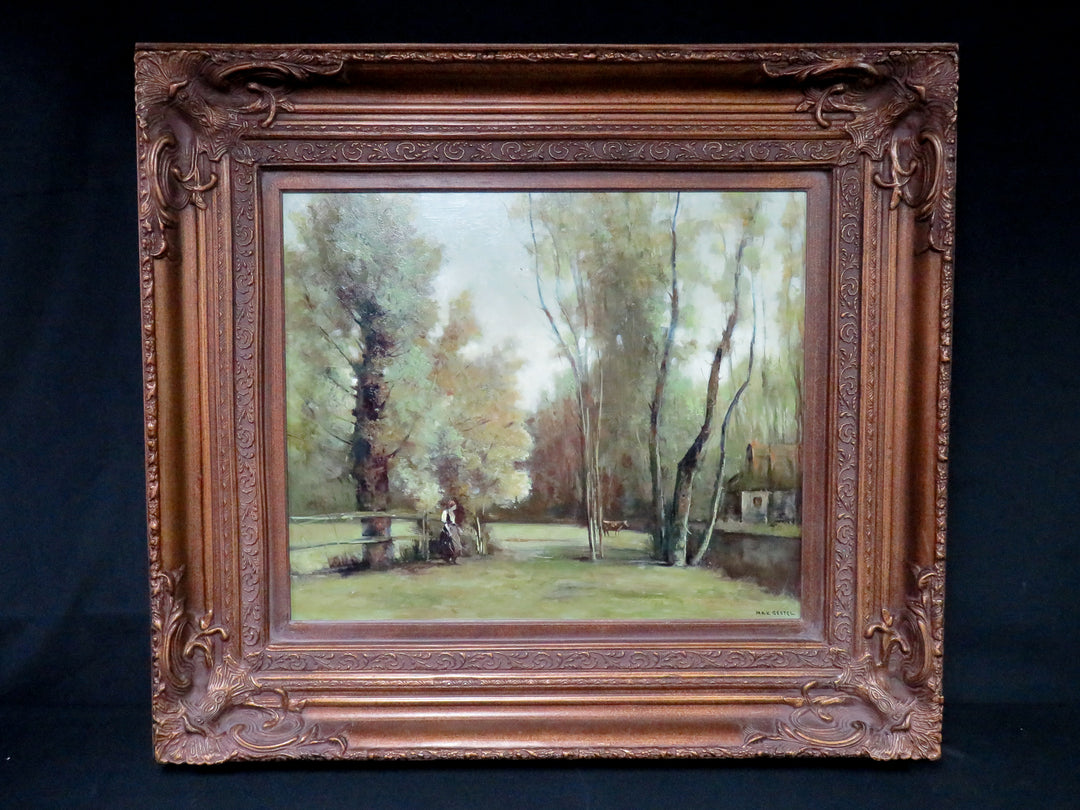 Max Gestel Original Oil Painting