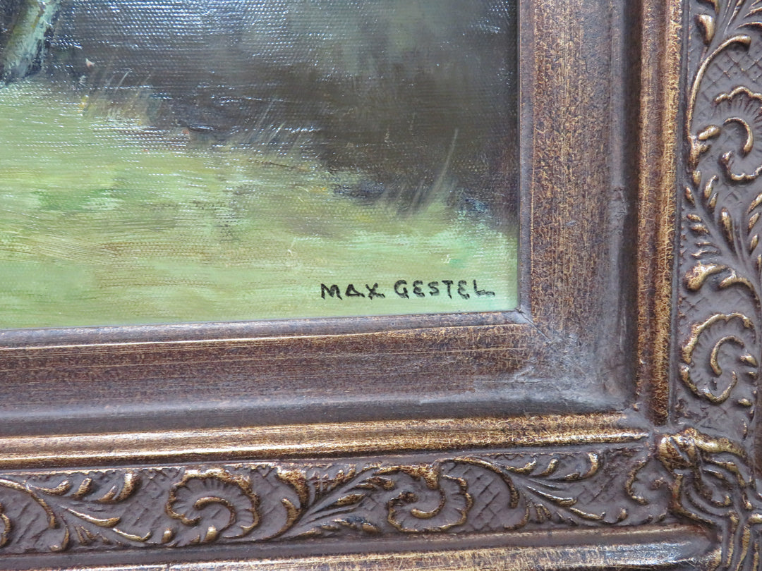 Max Gestel Original Oil Painting