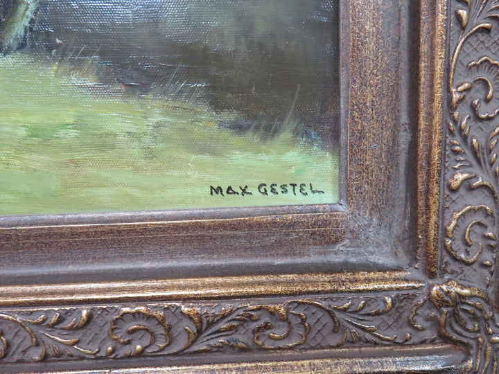 Max Gestel Original Oil Painting