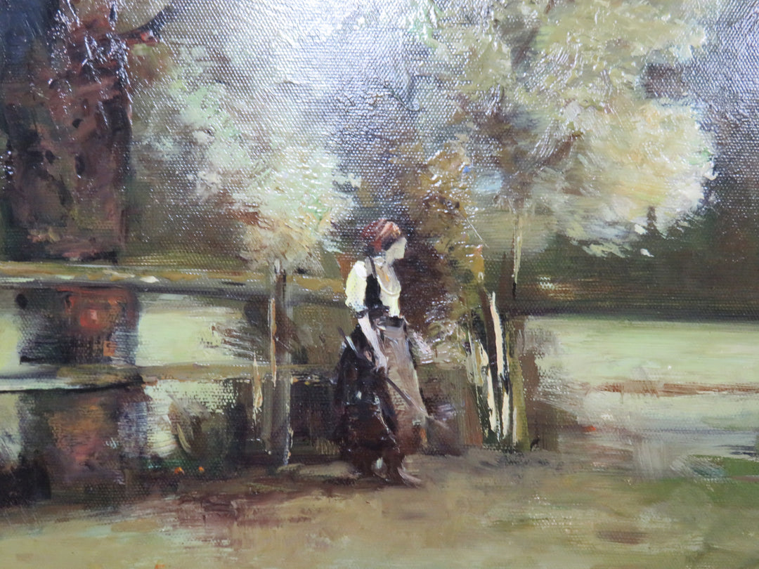 Max Gestel Original Oil Painting