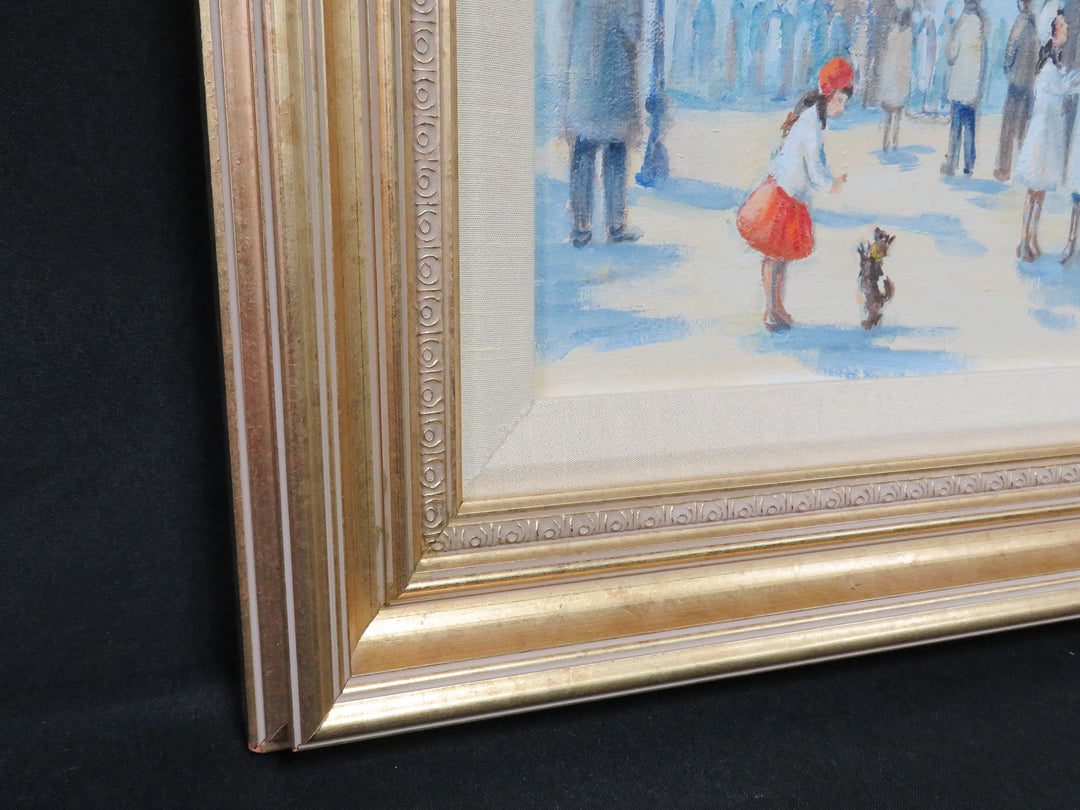 Park Scene Oil Painting by Alanta Krawor