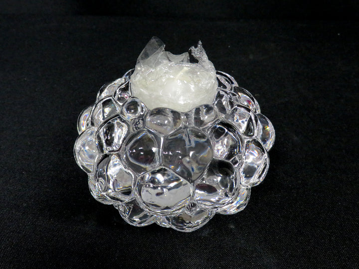 Orrefors Raspberry Votive