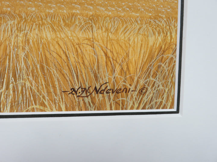 N. N. Ndeveni Original Watercolor