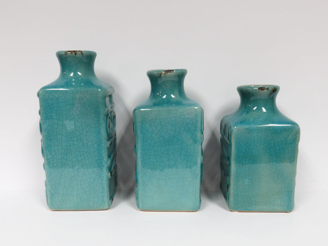 "Live, Laugh, Love" Vase Trio