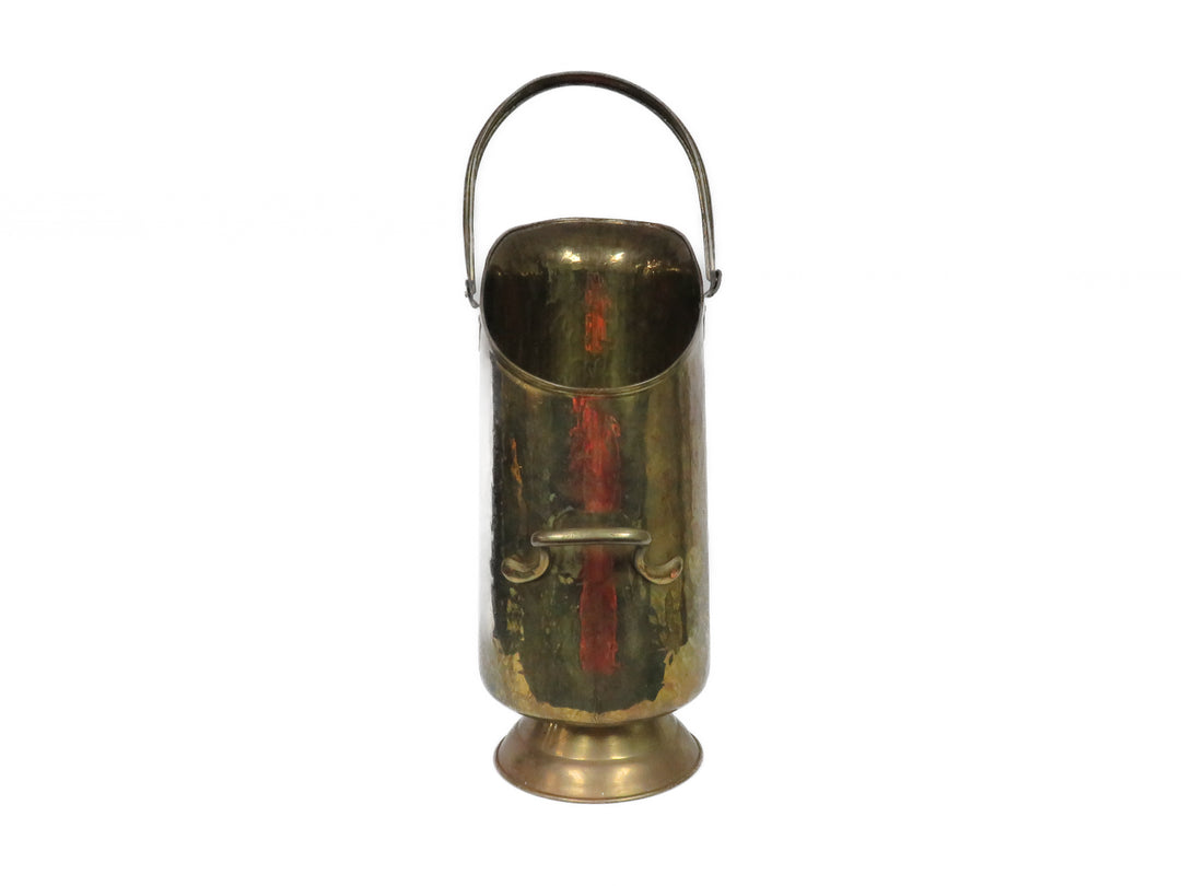 Vintage Brass Coal Shuttle