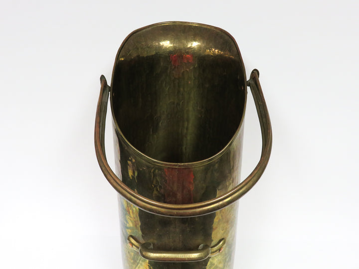 Vintage Brass Coal Shuttle