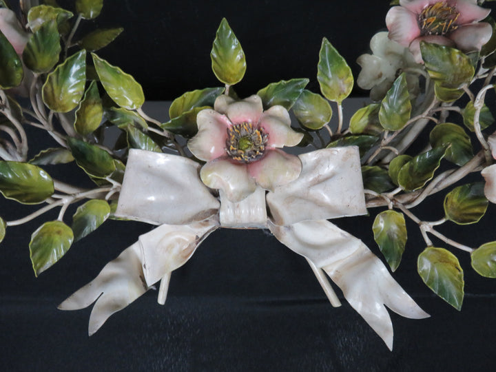 Floral Metal Sculpted Mirror