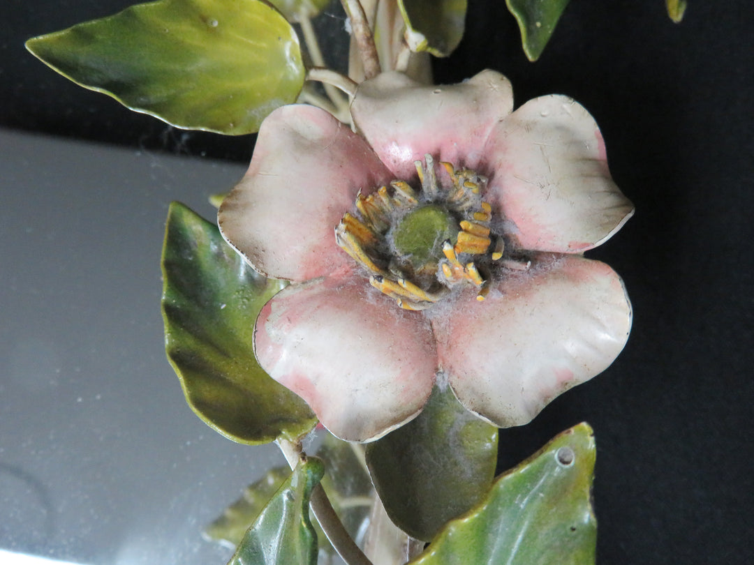 Floral Metal Sculpted Mirror