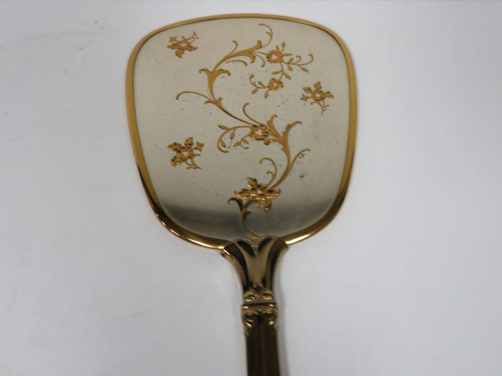 Gold-Rim Vanity Set