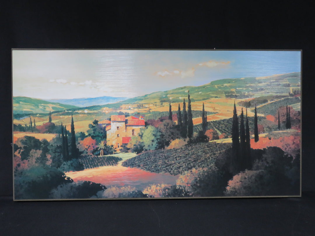 Tuscan Landscape Wrapped Canvas Print