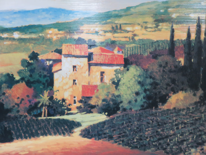 Tuscan Landscape Wrapped Canvas Print