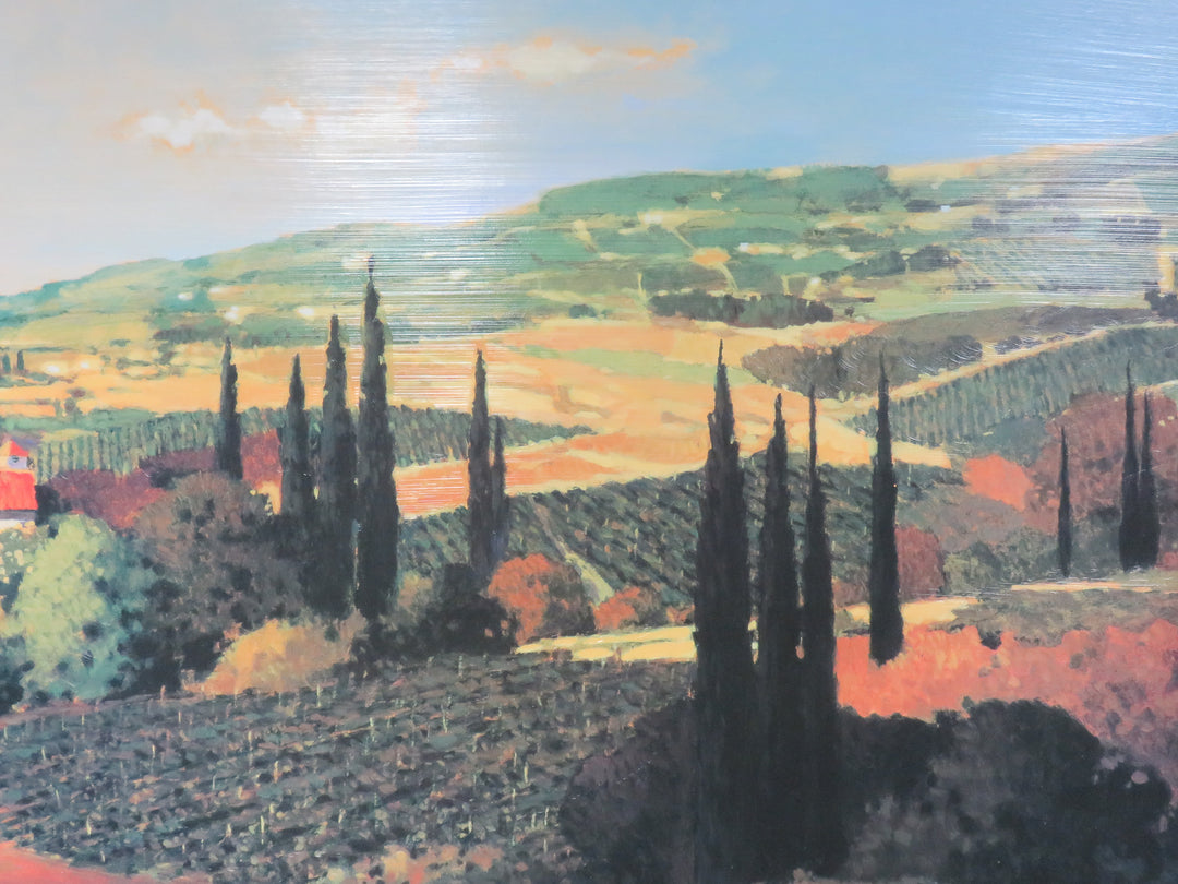 Tuscan Landscape Wrapped Canvas Print