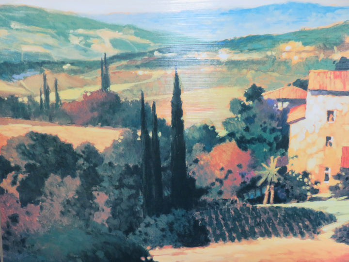 Tuscan Landscape Wrapped Canvas Print